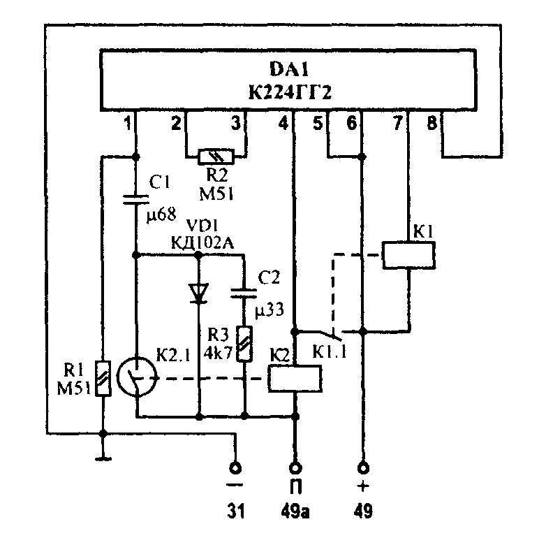 К224тп1 схема включения