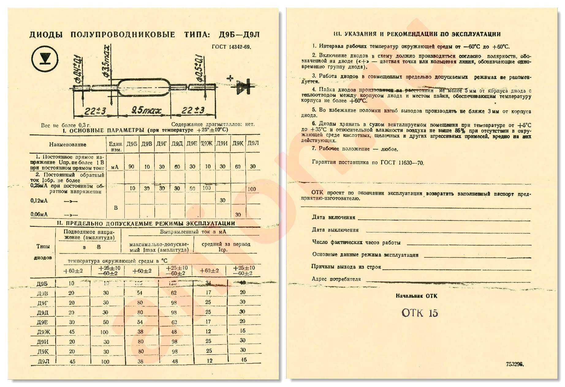 Маркировка диодов: справочник, таблица обозначений, расшифровка