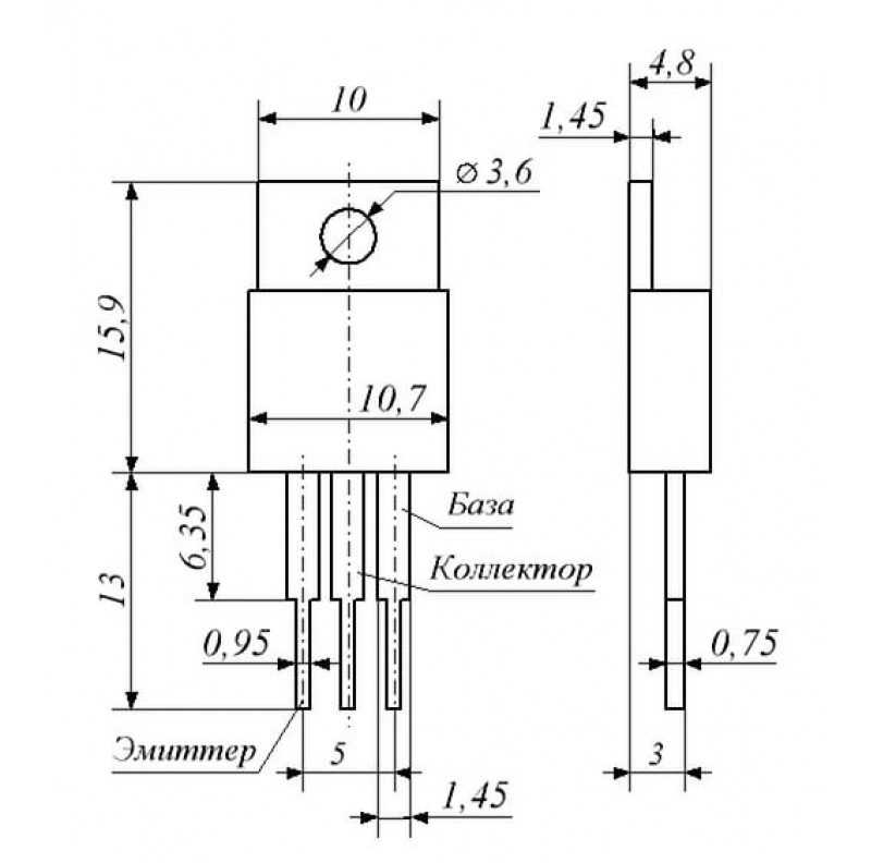 Кт805ам характеристики схема подключения