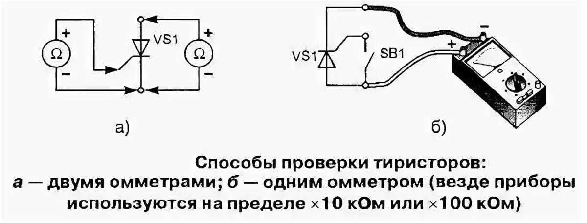 Тиристор ку202н характеристики схема подключения