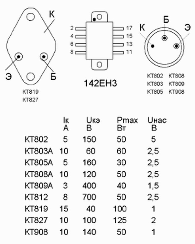 Кт8225а характеристики схема подключения