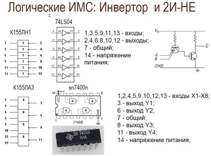 К155лн1 схема включения