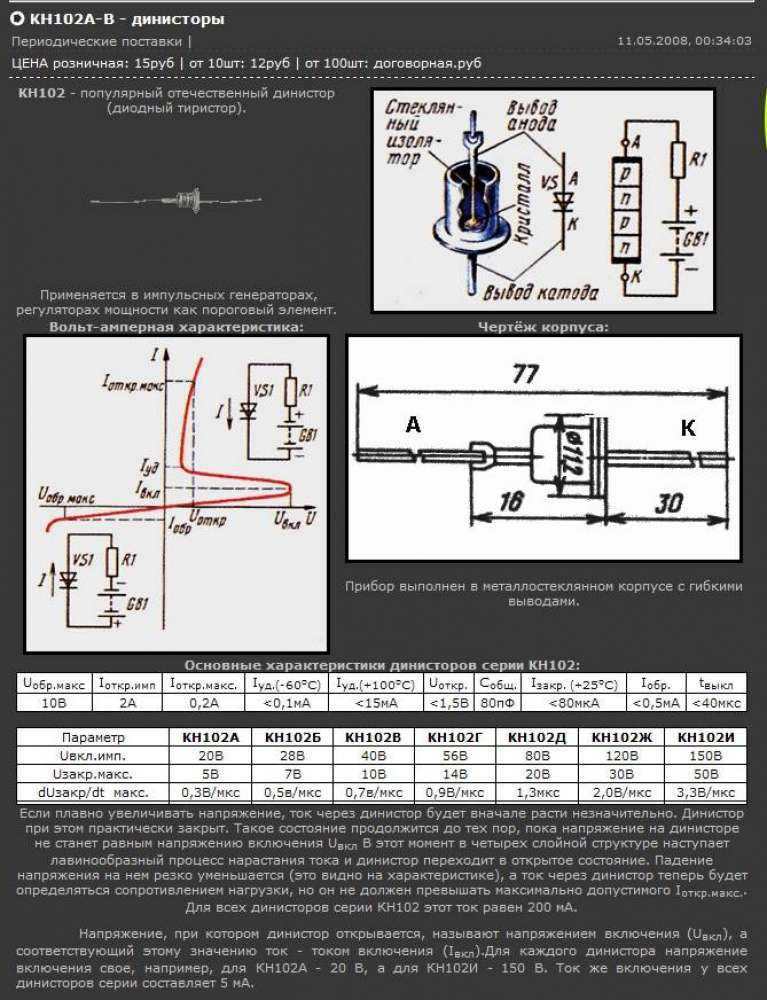 Кн102б характеристики схемы включения