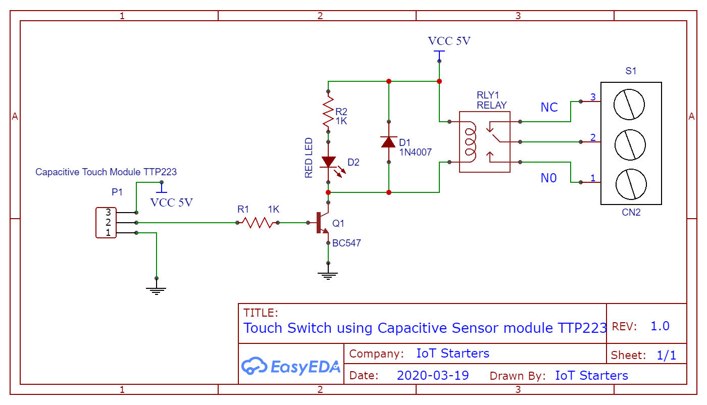 Ttp223 схема включения 12v