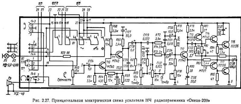 Селена 210 (Океан 209) УНЧ на германиевых транзисторах, какая схема лучше? - Фор