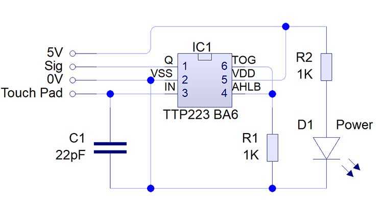 Схема включения axp223