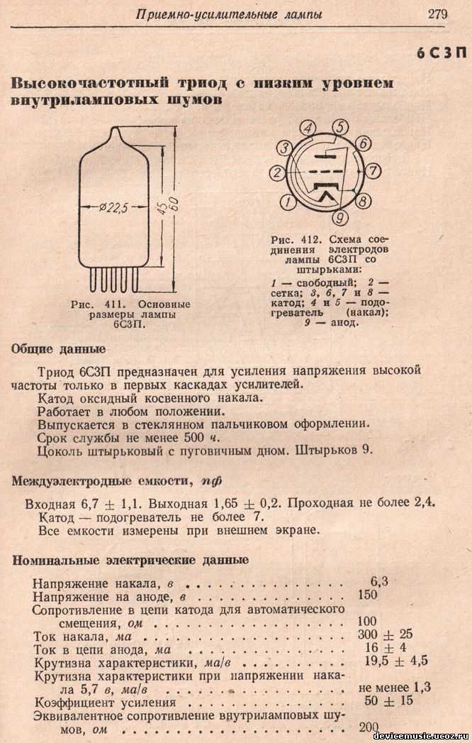 Радиолампа 6н3п-и. Радиолампа 6и1п справочные данные. Радиолампа 6п3с характеристики.