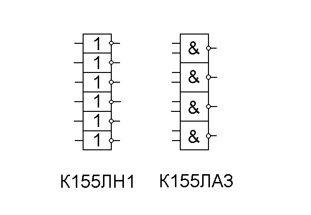 К155лн1 схема включения