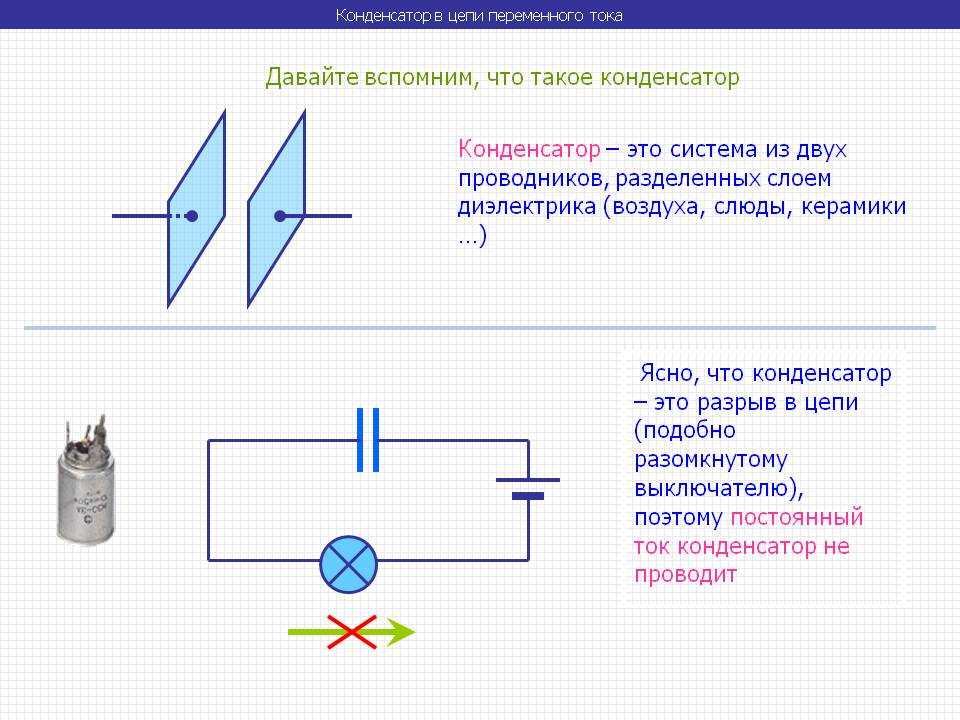 Для чего нужны конденсаторы в схемах