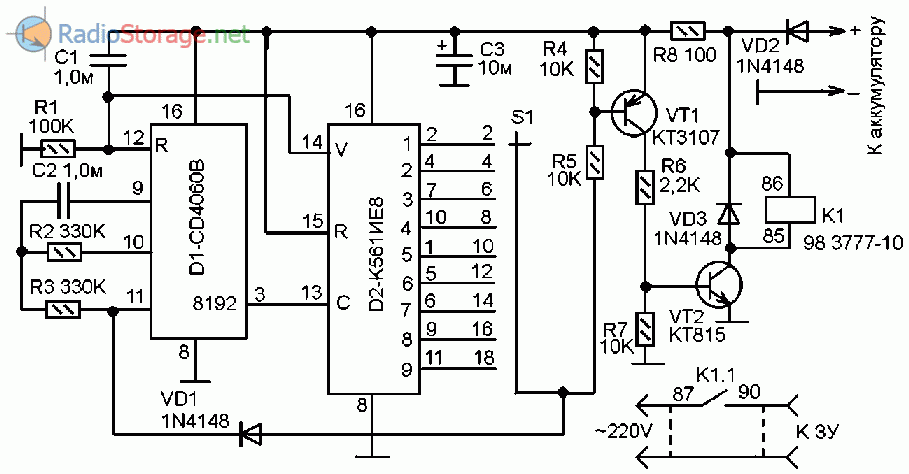 Микросхема к561ие1 описание и схема включения - 85 фото