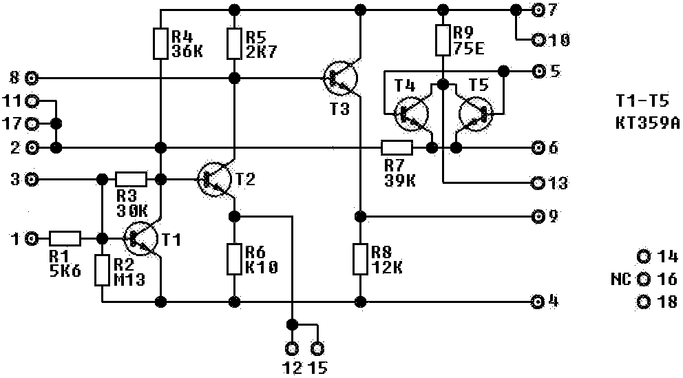 К224тп1 схема включения