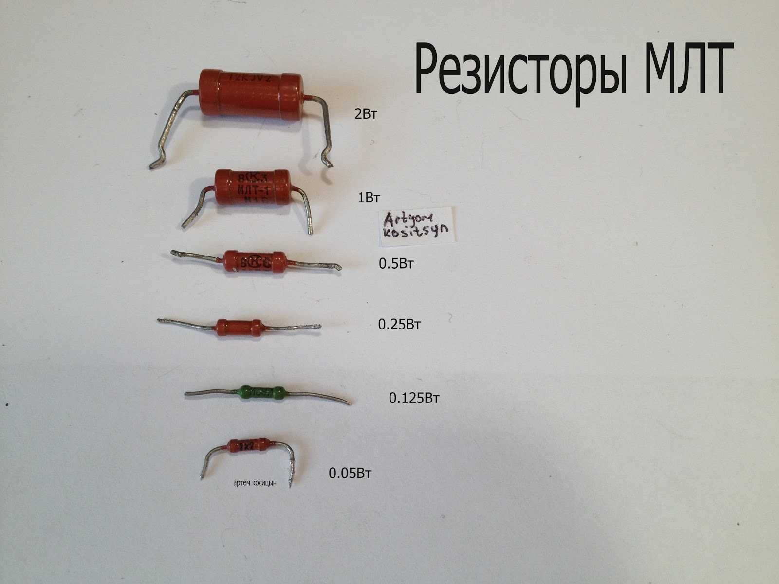 Маркировка резисторов: буквенная, цветовая, для smd (с примерами)