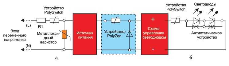 Варисторная защита схема