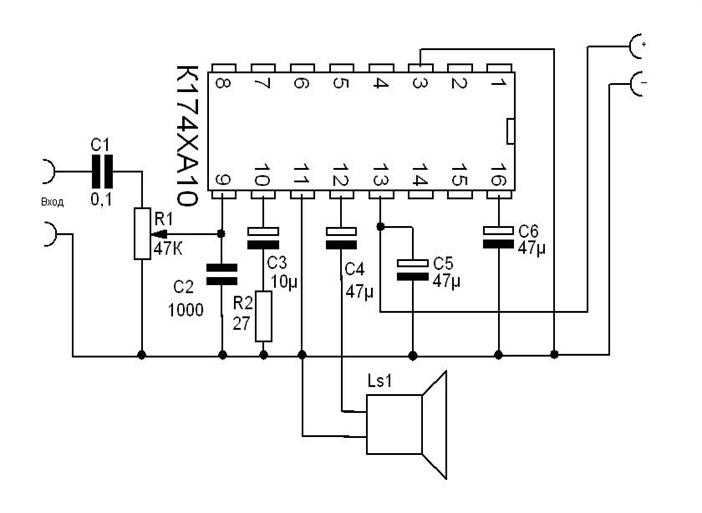 К174ха10 схема приемника