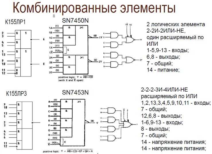 155лр1 схема включения