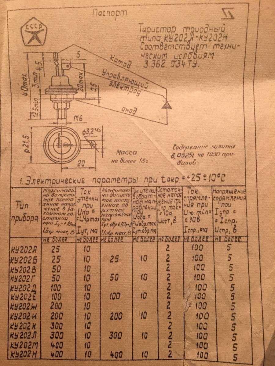 Ку202н характеристики. Ку202н тиристор параметры. Ку 202 тиристор параметры. Тиристор ку202н характеристики. Тиристор ку202н цоколевка.